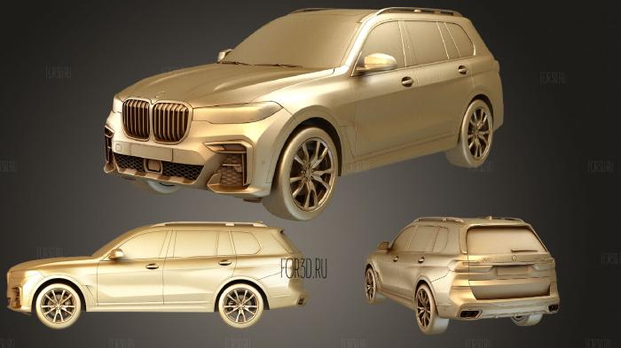 BMW X7 2019 stl model for CNC